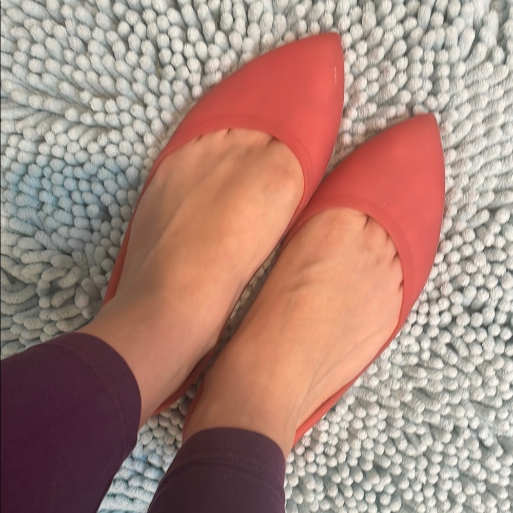 CROCS Pink Flats Slip-On Loafers